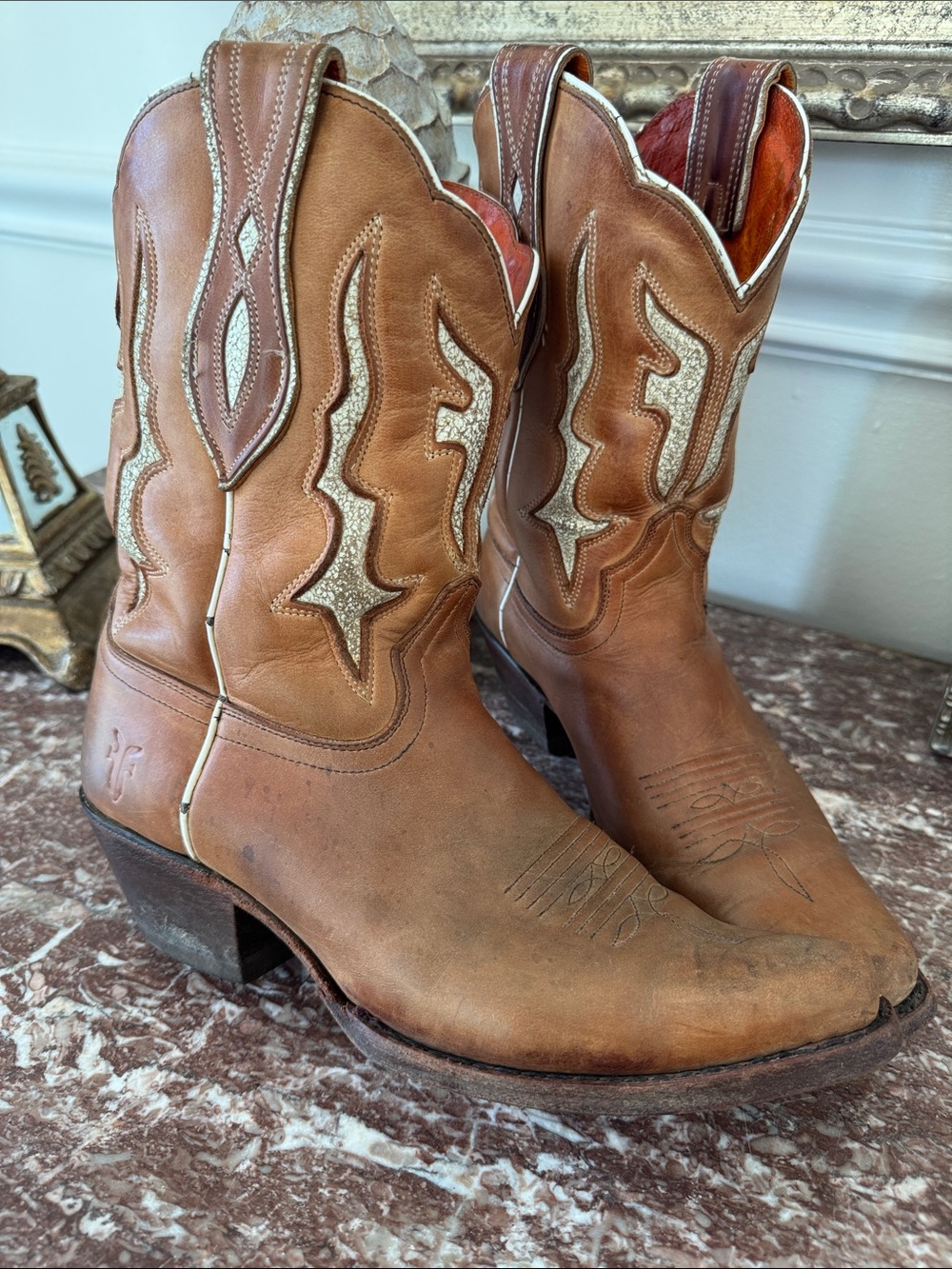 Vintage 90s Frye Lilly women’s short western boot 8.5B